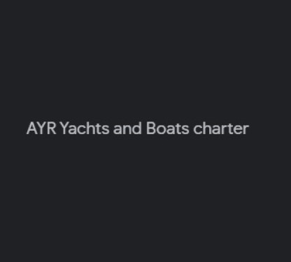 AYR Yachts and Boats charter