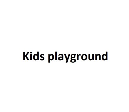 Kids playground