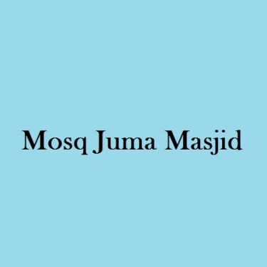 Mosq Juma Masjid