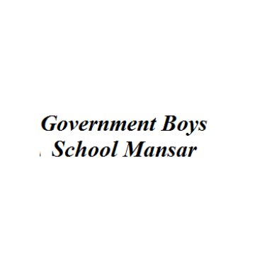 Government Boys School Mansar