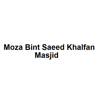 Moza Bint Saeed Khalfan Masjid