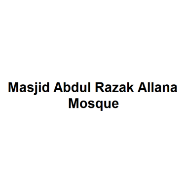 Masjid Abdul Razak Allana Mosque