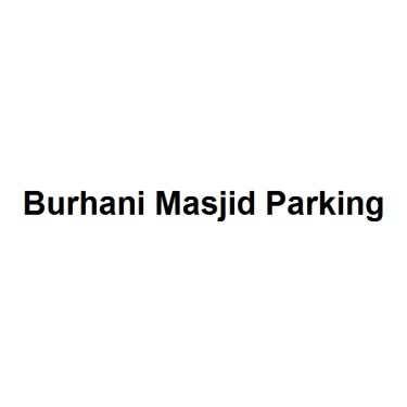 Burhani Masjid Parking