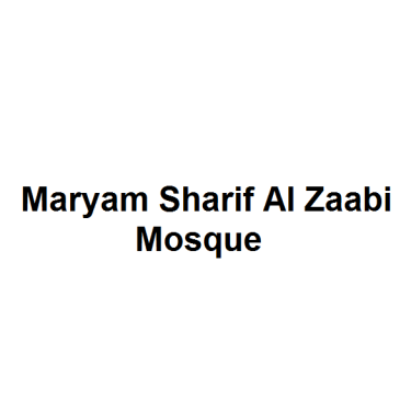 Maryam Sharif Al Zaabi Mosque