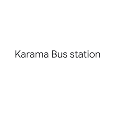 Karama Bus station