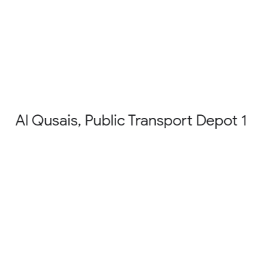 Al Qusais, Public Transport Depot 1