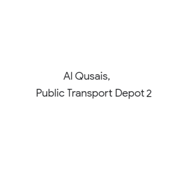 Al Qusais, Public Transport Depot 2