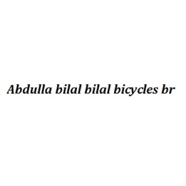 Abdulla Bilal Bilal Bicycles Br