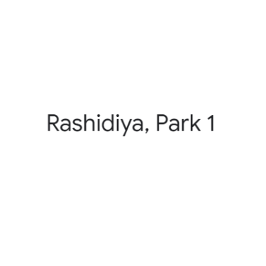 Rashidiya, Park 1