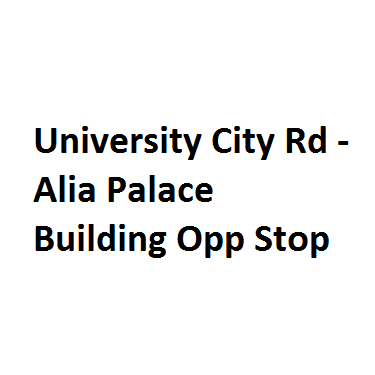 University City Rd - Alia Palace Building Opp Stop 