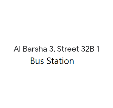 Al Barsha 3, Street 32B 1 - Bus station