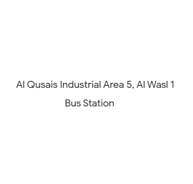 Al Qusais Industrial Area 5, Al Wasl 1 - Bus Station