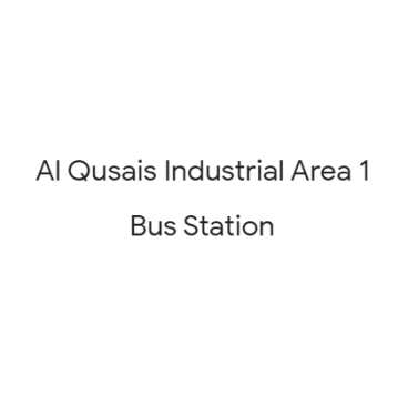 Al Qusais Industrial Area 1 - Bus Station