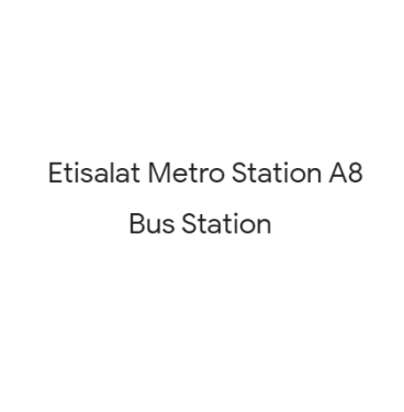 Etisalat Metro Station A8 - Bus Station