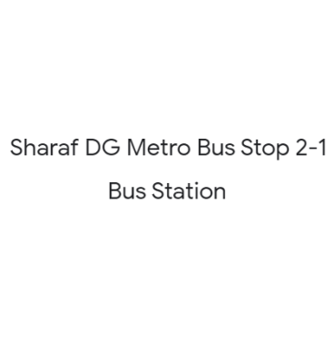 Sharaf DG Metro Bus Stop 2-1