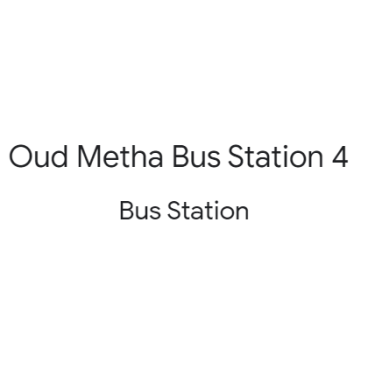 Oud Metha Bus Station 4