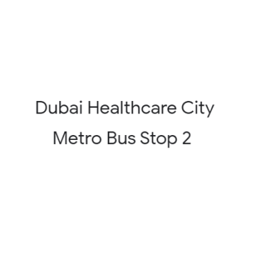 Dubai Healthcare City Metro Bus Stop 2