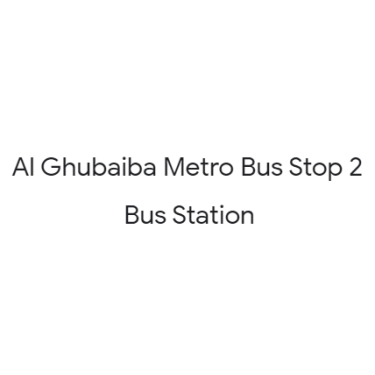 Al Ghubaiba Metro Bus Stop 2