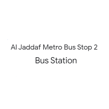 Al Jaddaf Metro Bus Stop 2