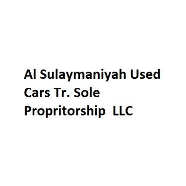 Al Sulaymaniyah Used  Cars Tr. Sole  Propritorship  LLC