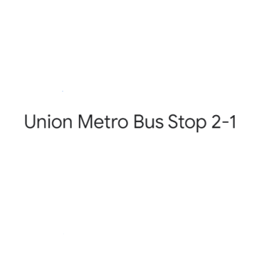 Union Metro Bus Stop 2-1