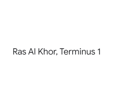 Ras Al Khor, Terminus 1