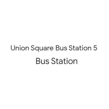 Union Square Bus Station 5