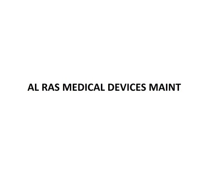 Al Ras Medical Devices Maint