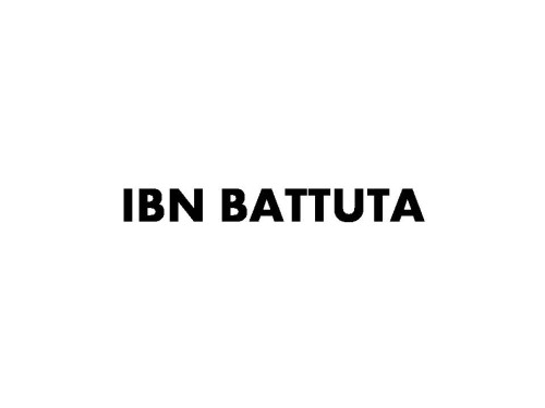 Ibn Battuta