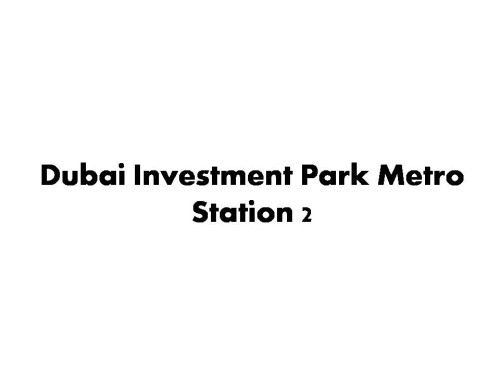 Dubai Investment Park Metro Station 2