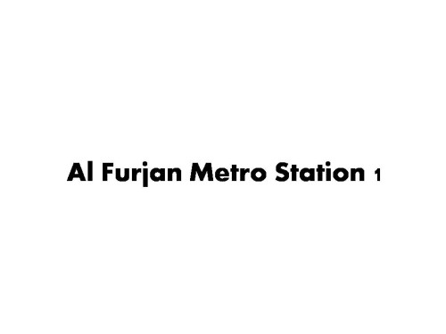 Al Furjan Metro Station 1
