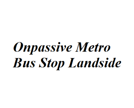 Onpassive Metro Bus Stop Landside