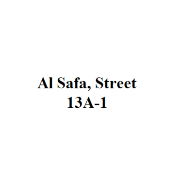 Al Safa, Street 13A-1