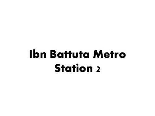 Ibn Battuta Metro Station 2