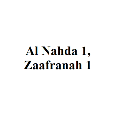 Al Nahda 1, Zaafranah 1