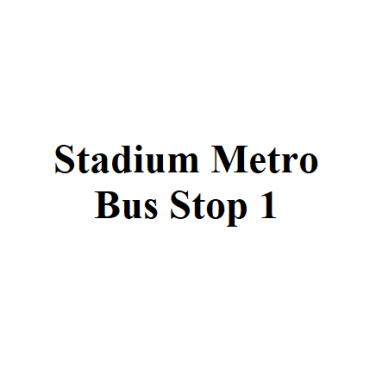 Stadium Metro Bus Stop 1