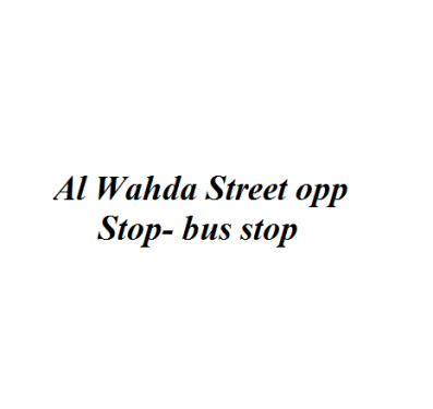 Al Wahda Street opp Stop- bus stop