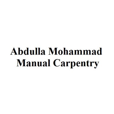 Abdulla Mohammad Manual Carpentry