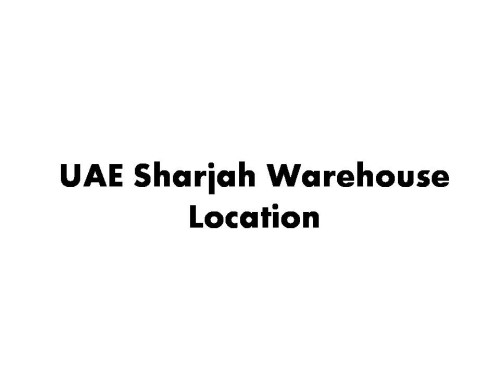 UAE Sharjah Warehouse Location