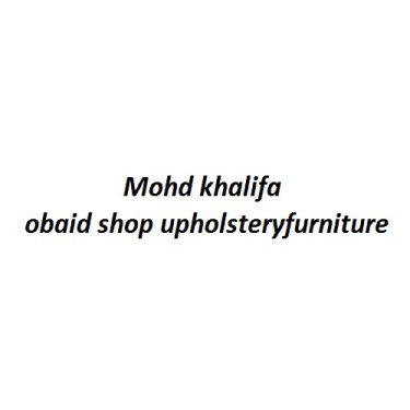 Mohd Khalifa Obaid Shop Upholstery Furniture