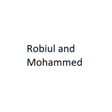 Robiul and Mohammed