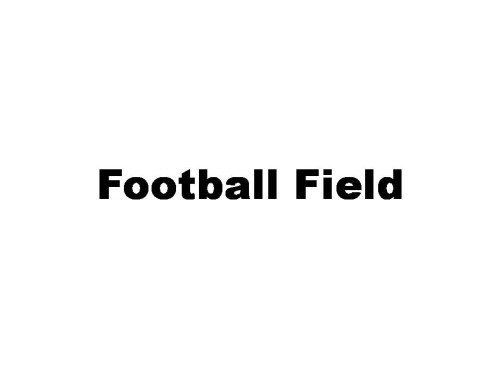 Football Field - Unnamed Road