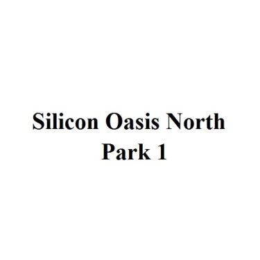 Silicon Oasis North Park 1