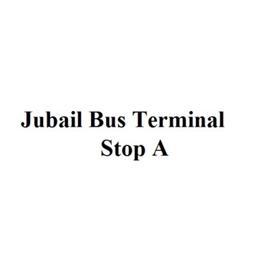 Jubail Bus Terminal Stop A