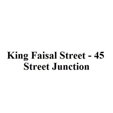 King Faisal Street - 45 Street Junction