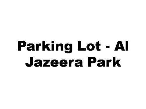 Parking Lot - Al Jazeera Park