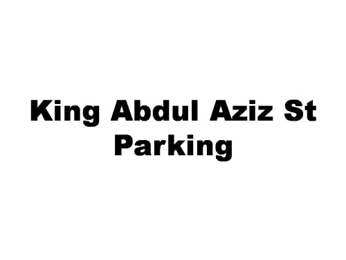 King Abdul Aziz St Parking