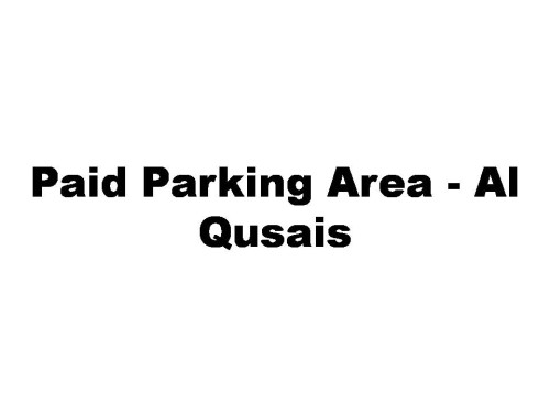 Paid Parking Area - Al Qusais