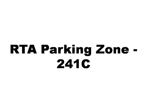 RTA Parking Zone - 241C