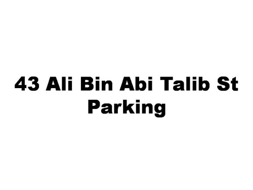 43 Ali Bin Abi Talib St Parking